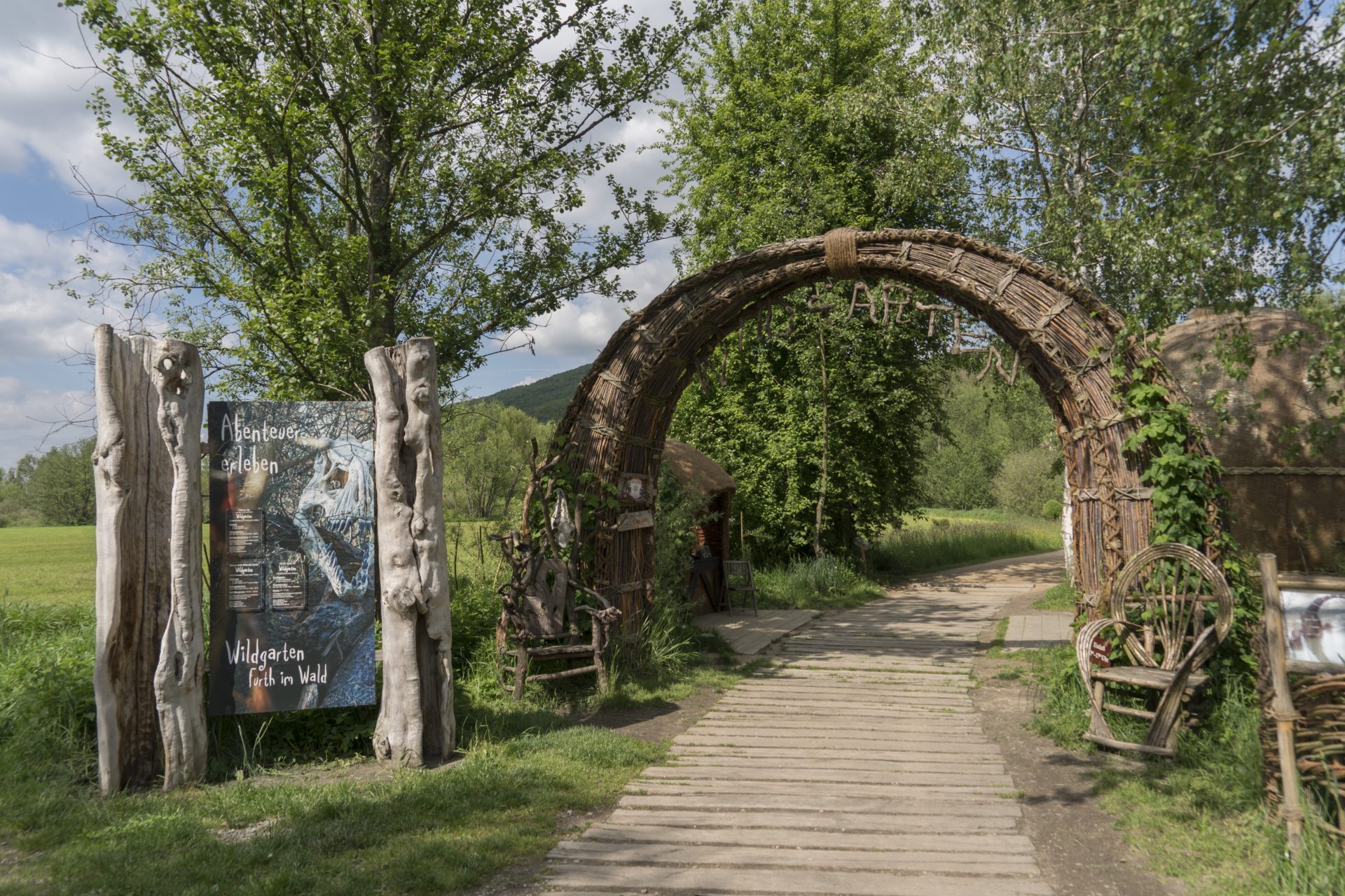 Entrance to the "Wildgarten"
