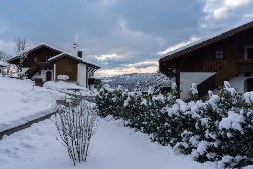 Feriendorf im Winter