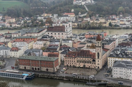 Blick vom Oberhaus auf Passau