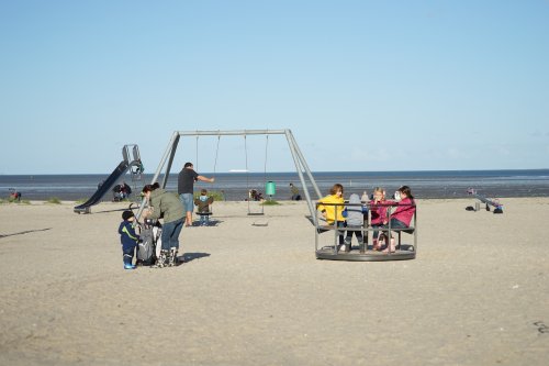 Spielplatz am Strand